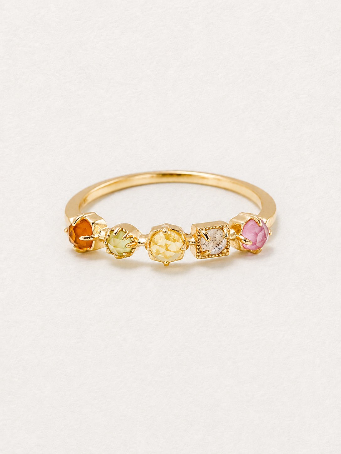 Bonbon Natural Multi-Gemstone Ring