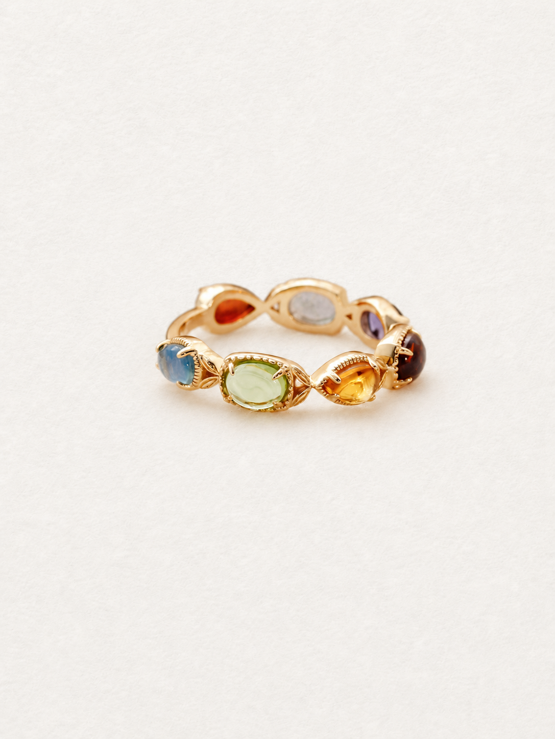 Bonbon – Bague en pierres gemmes assorties