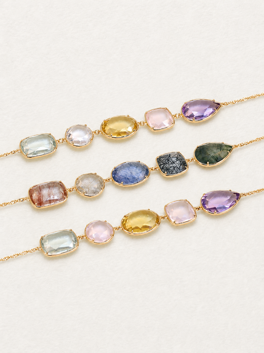 Bonbon – Bracelet en quartz multicolore, édition limitée de Noël