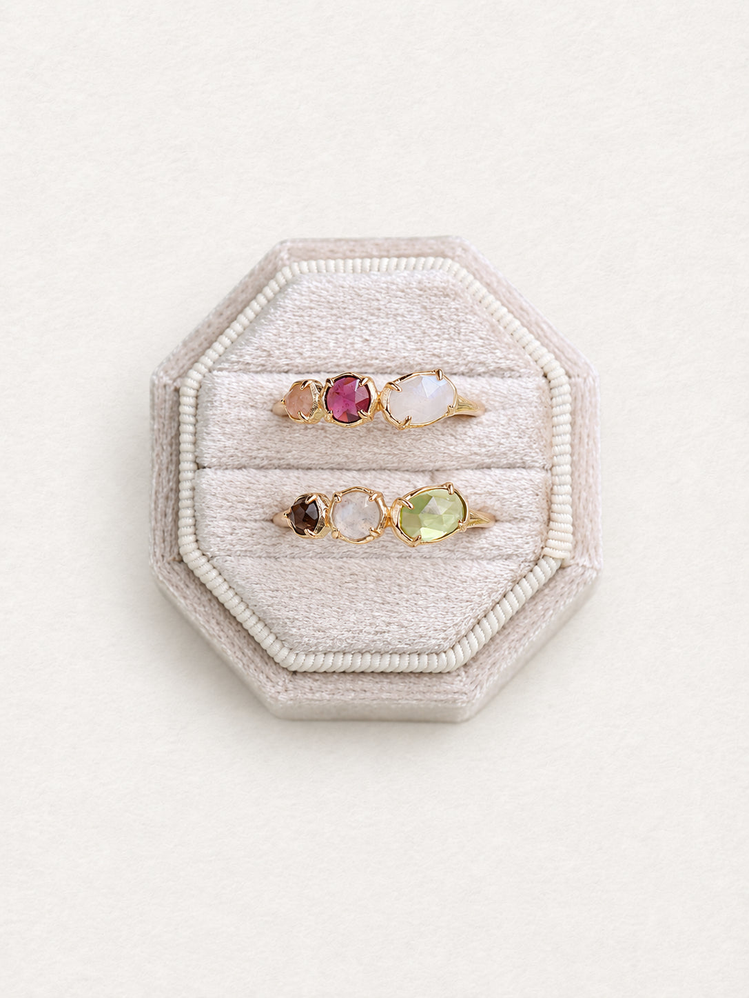 Bonbon Earth-Tone Gemstone Ring