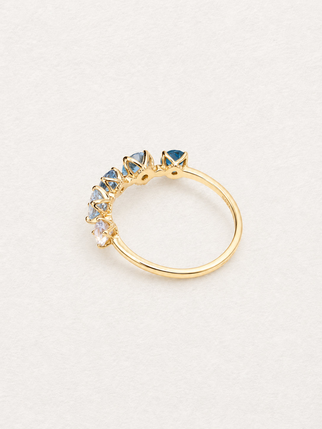 Bonbon Blue Gradient Topaz Ring