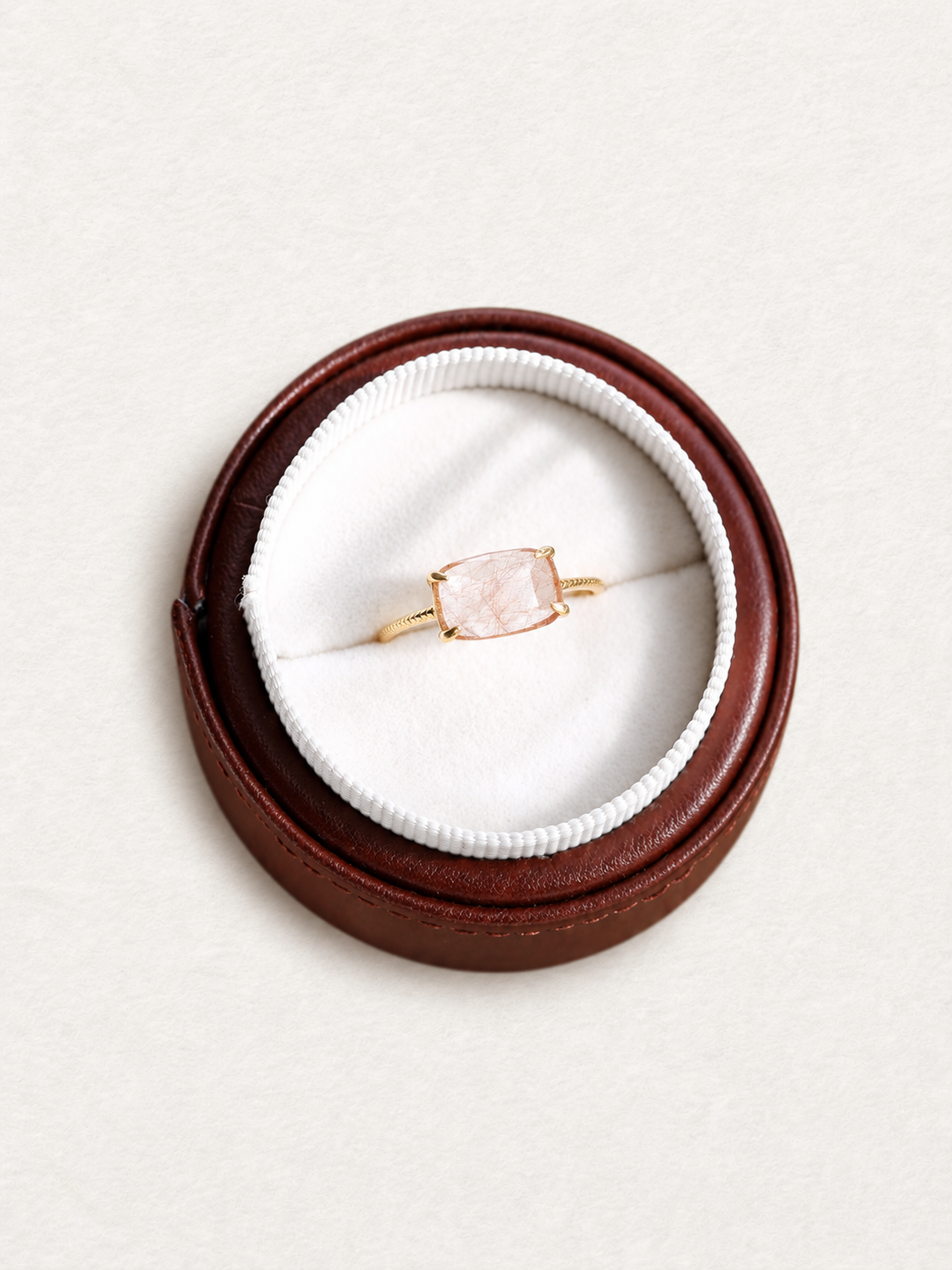 Bonbon Rutilated Quartz Ring Christmas Limited Edition