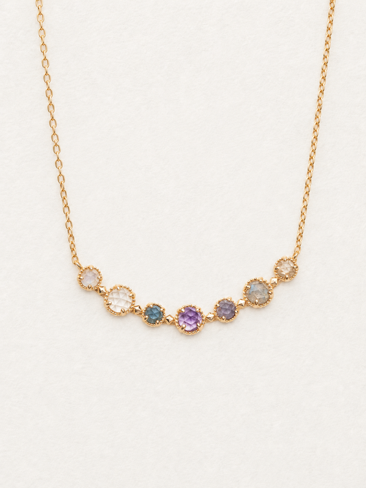 Bonbon – Collier à cinq pierres gemmes
