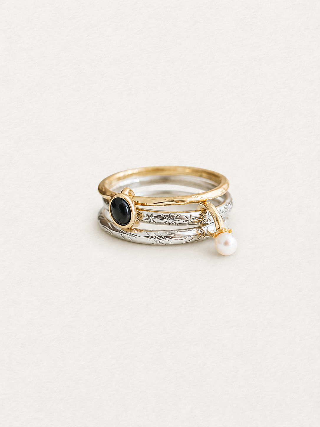 Interlocking Trio Ring