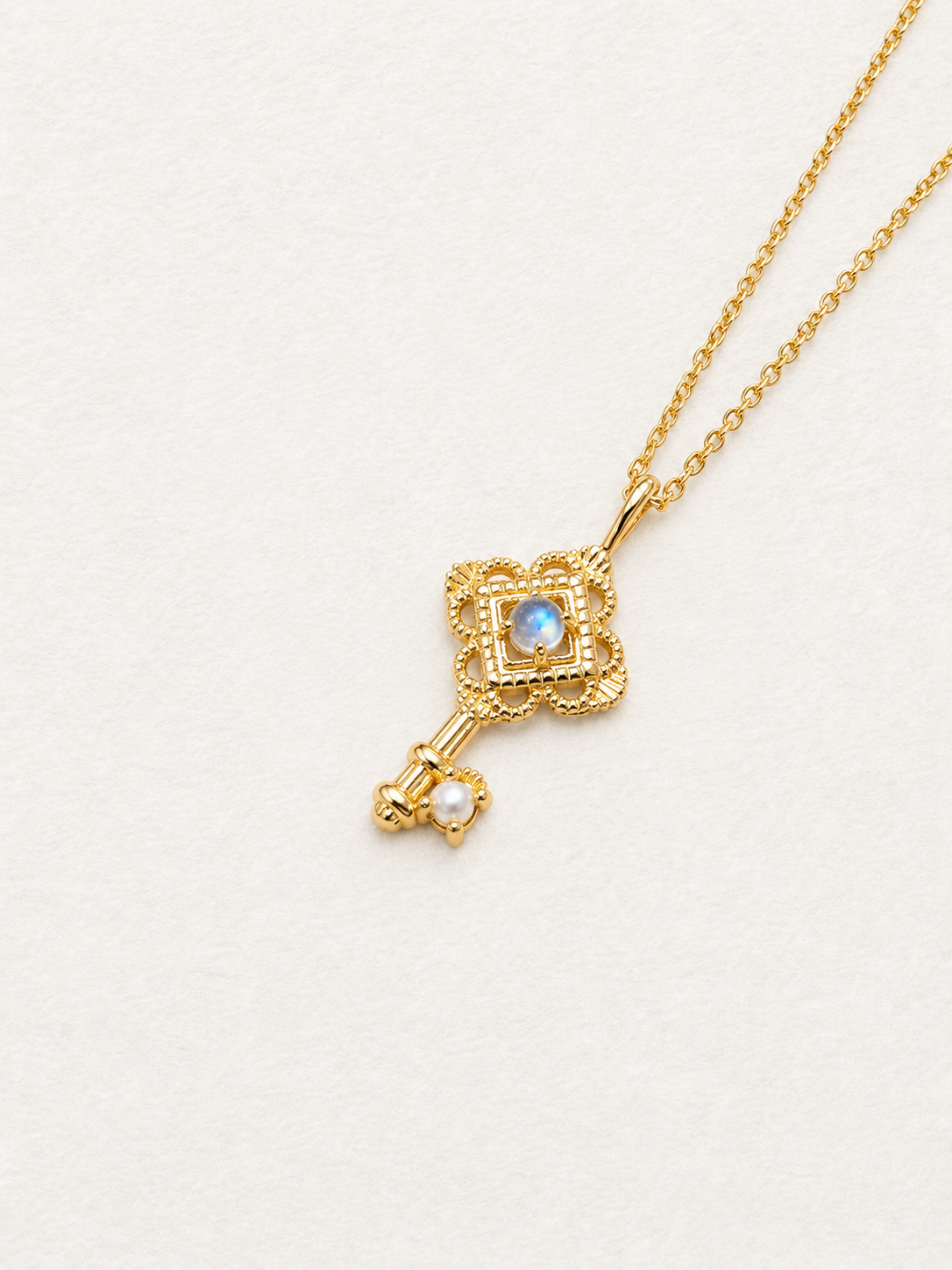 Moonlit Key Pendant