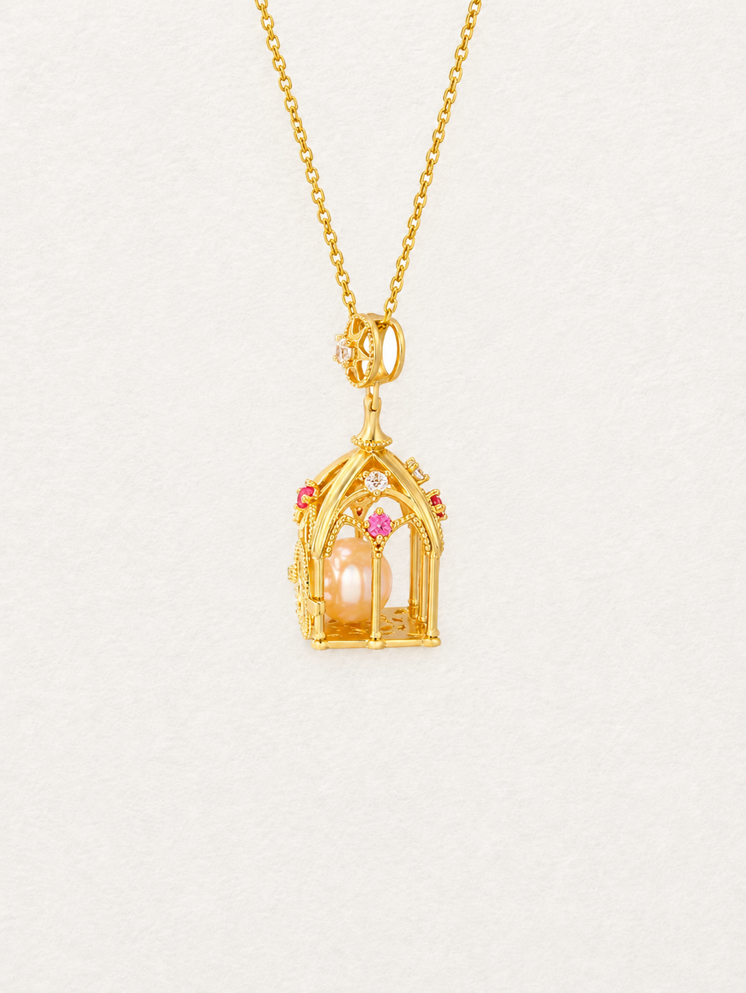 Pumpkin Carriage Locket Pendant