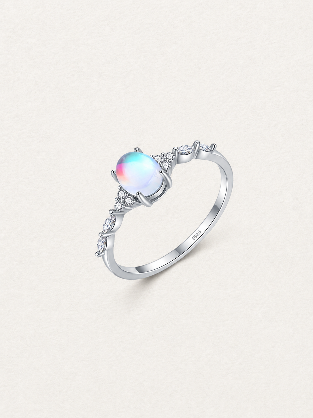 Moonstone Vine Ring