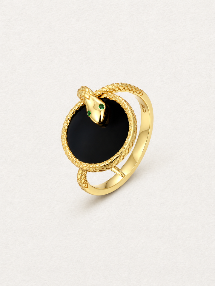 Black Agate Rings