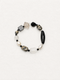 Noir Mosaic — Black Agate & Jasper Bracelet
