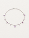 Violet Dewfall — Amethyst Drop Necklace