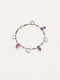 Violet Drift — Amethyst Charm Bracelet