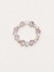 Lilac Prism — Amethyst, Clear Quartz & Pearl Bracelet