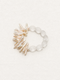 LUMERUNE Mineral Drift Clear Quartz and Stick Pearl Bracelet — clear quartz and organic stick pearls