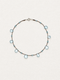 LUMERUNE Dewdrop Blue Topaz Necklace — blue topaz drops on a delicate cord