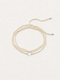 LUMERUNE Muse Pearl Necklace With Clear Quartz — delicate pearl layers and clear quartz