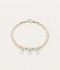 LUMERUNE Muse Pearl Bracelet With Blue Topaz — pearls with delicate blue topaz accents