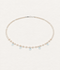 LUMERUNE Muse Pearl Necklace With Blue Topaz — fine pearls with blue topaz drops