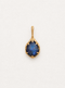 LUMERUNE Moonveil Lapis Lazuli Lotus Pendant With Labradorite Reversible — reversible lapis lazuli and labradorite pendant