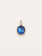 LUMERUNE Moonveil reversible lapis lazuli and labradorite pendant in a gold toned setting