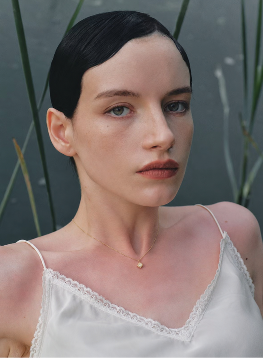 LUMERUNE Lunar Opal Reversible Necklace — reversible opal necklace with a subtle glow