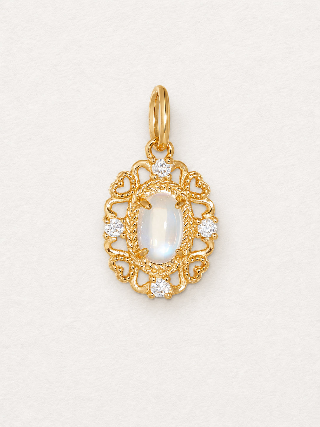 Lace Blue Moonstone Pendant
