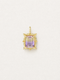 LUMERUNE Octagonal Ametrine Pendant — octagonal ametrine with beaded edging