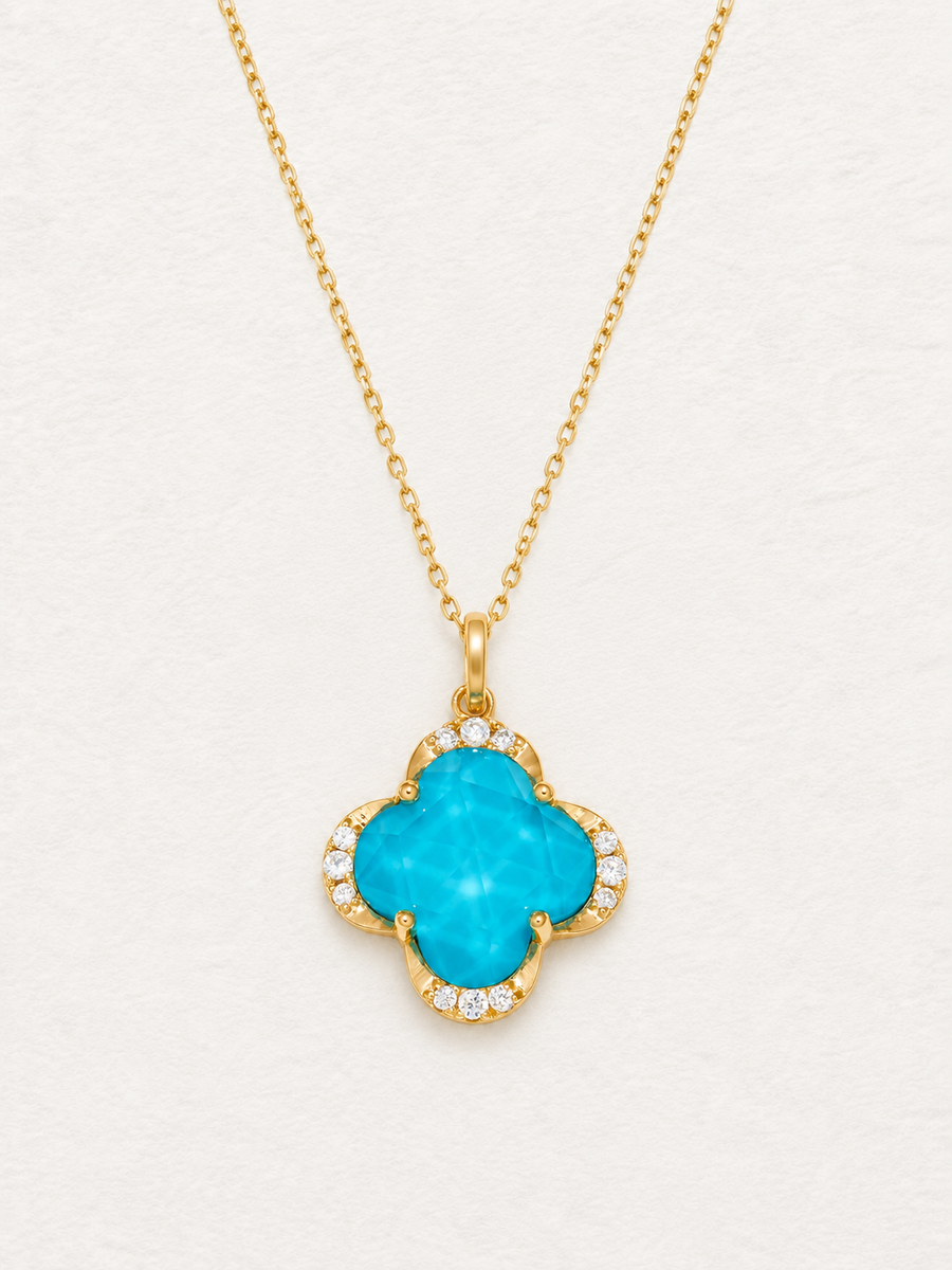 Clover Turquoise Necklace