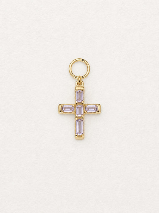 Cross Amethyst Pendant