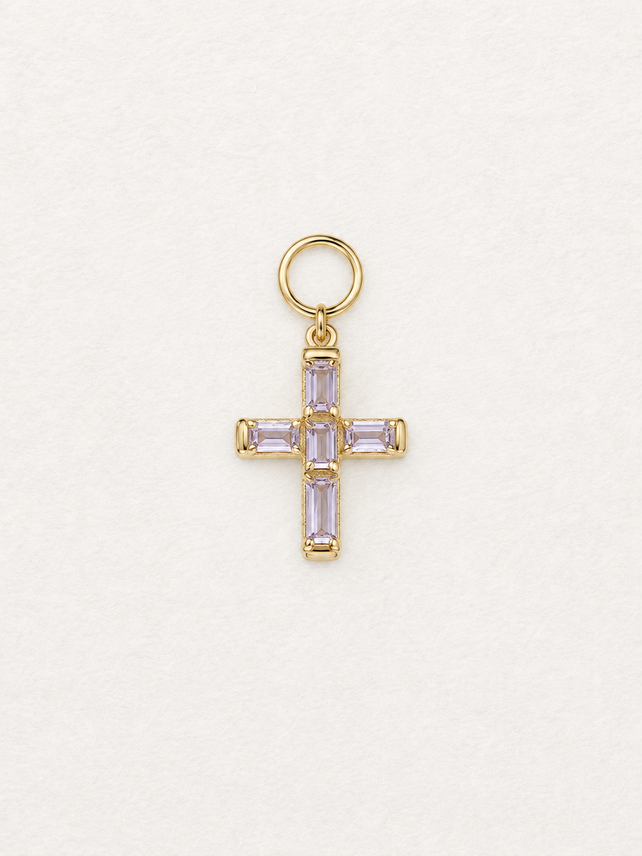 Cross Amethyst Pendant