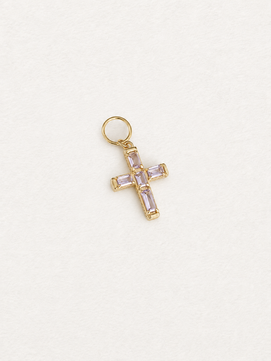 Cross – Pendentif en améthyste