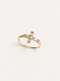 Cross Amethyst Ring
