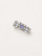 Gem Trio Amethyst Ring Set