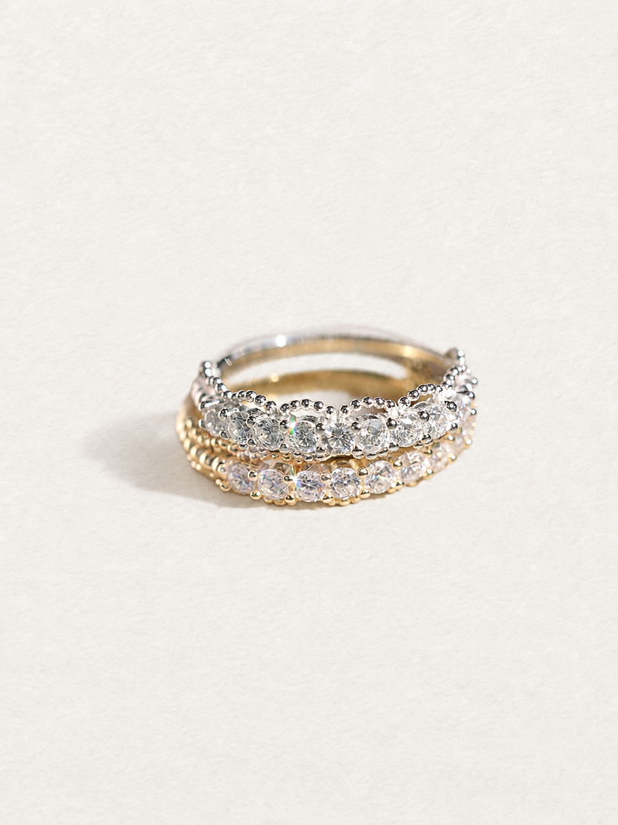 Lace Moissanite Ring