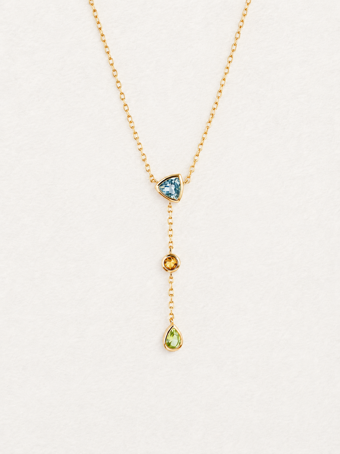 Bonbon – Collier en Y en pierres gemmes