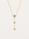 Bonbon Gemstone Lariat Necklace