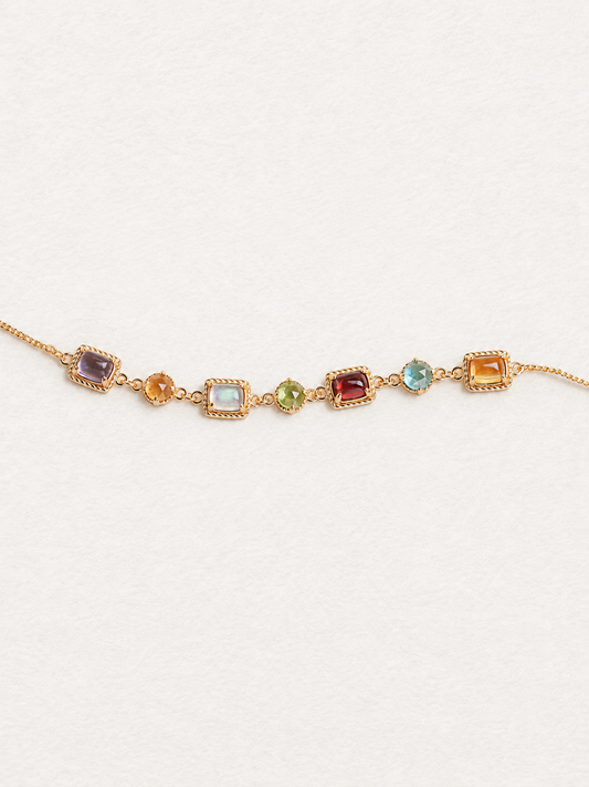 Bonbon Armband mit verschiedenen Edelsteinen