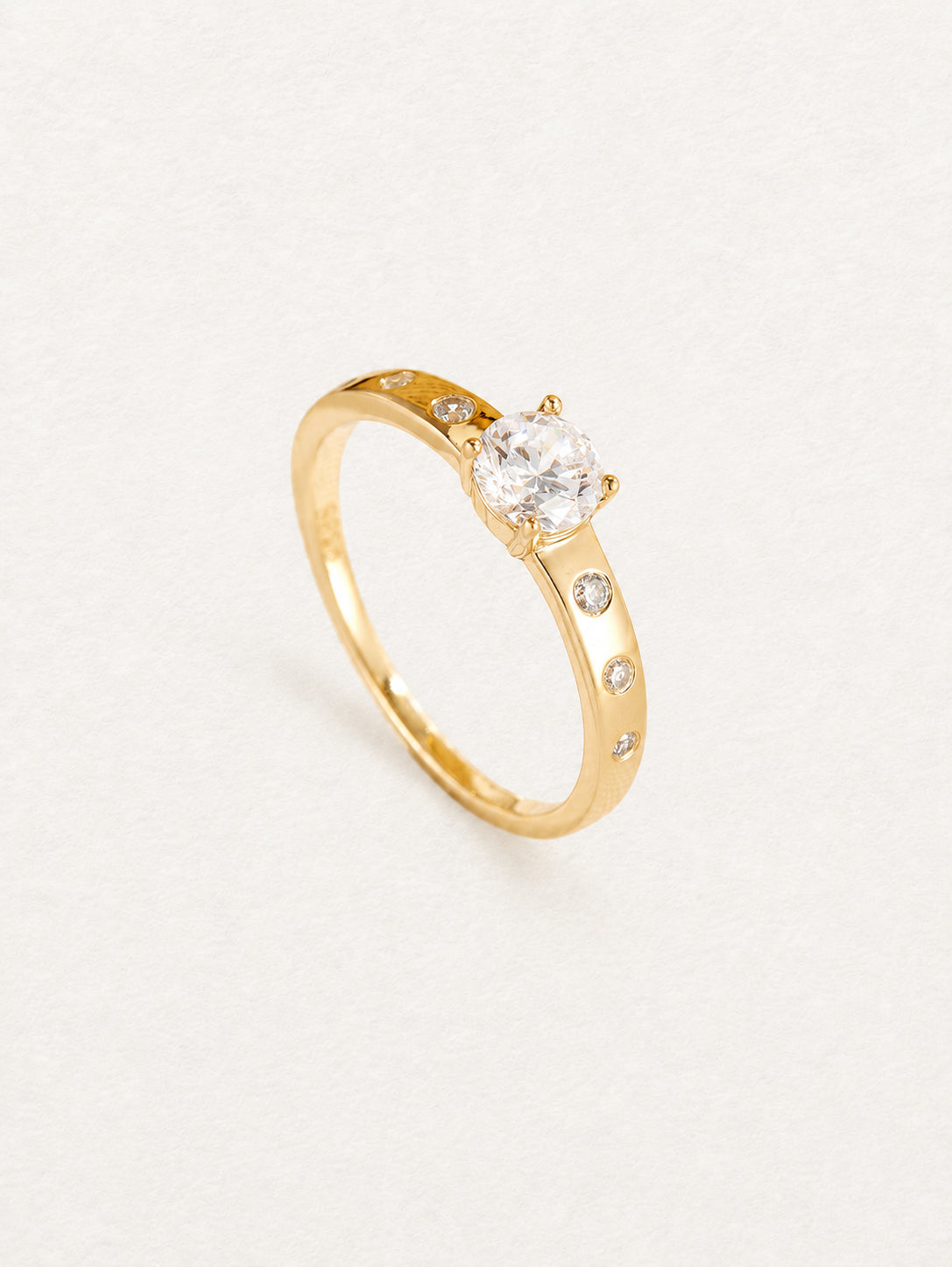 Classic Solitaire CZ Ring