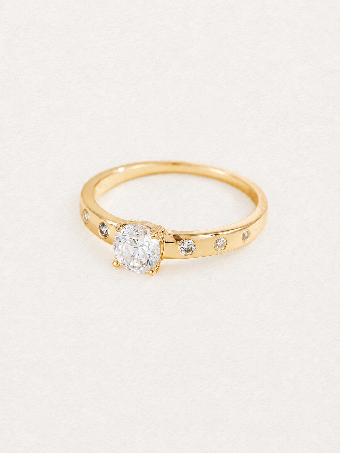Classic Solitaire CZ Ring
