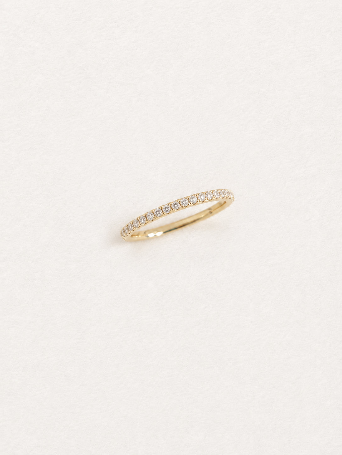 Starlight Pavé White Zircon Ring