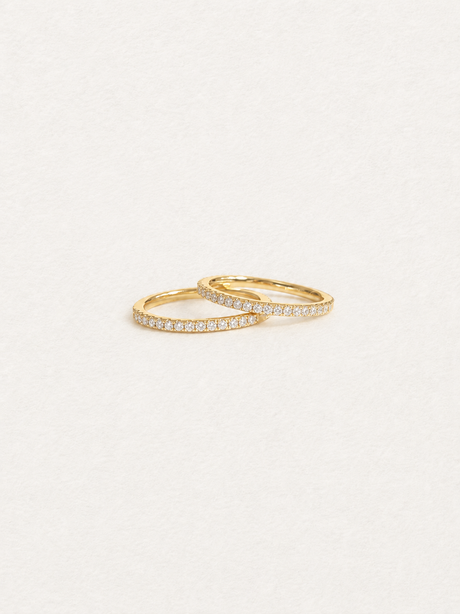 Starlight Pavé White Zircon Ring