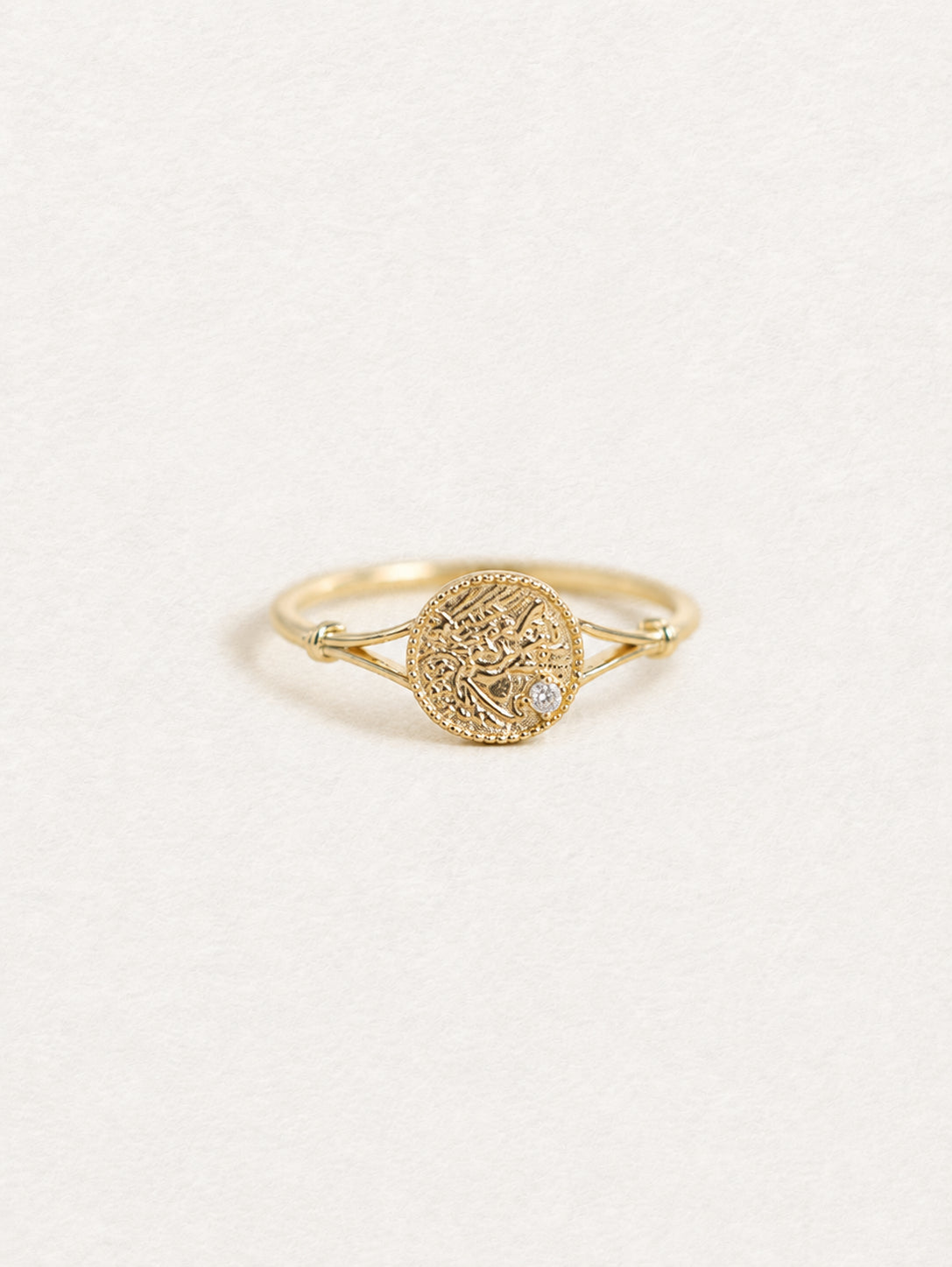 Roman Cameo Coin Ring