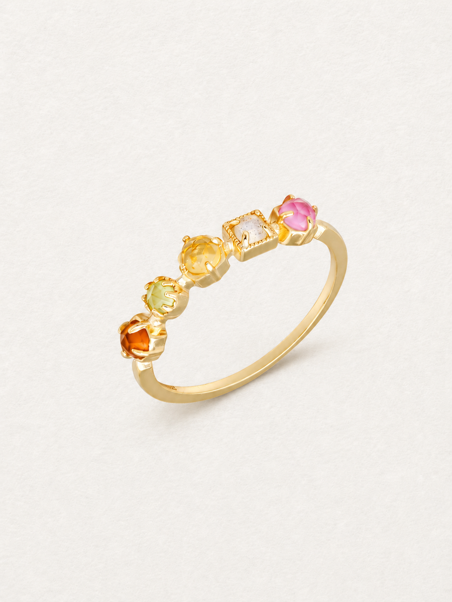 Bonbon Natural Multi-Gemstone Ring