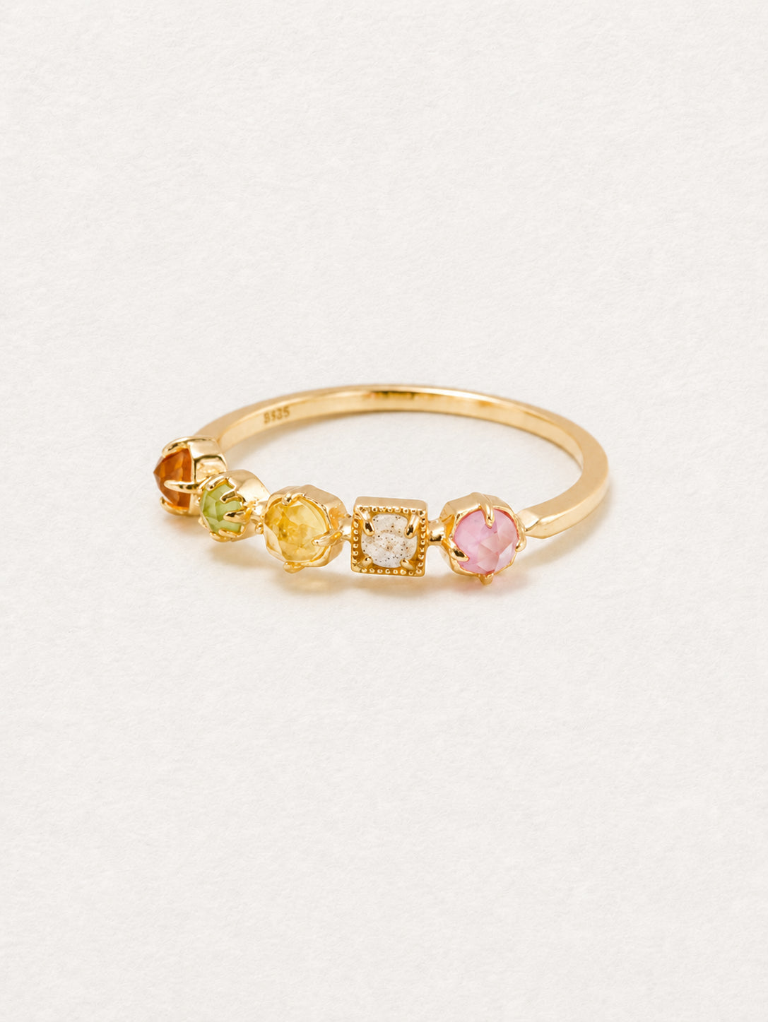Bonbon Natural Multi-Gemstone Ring