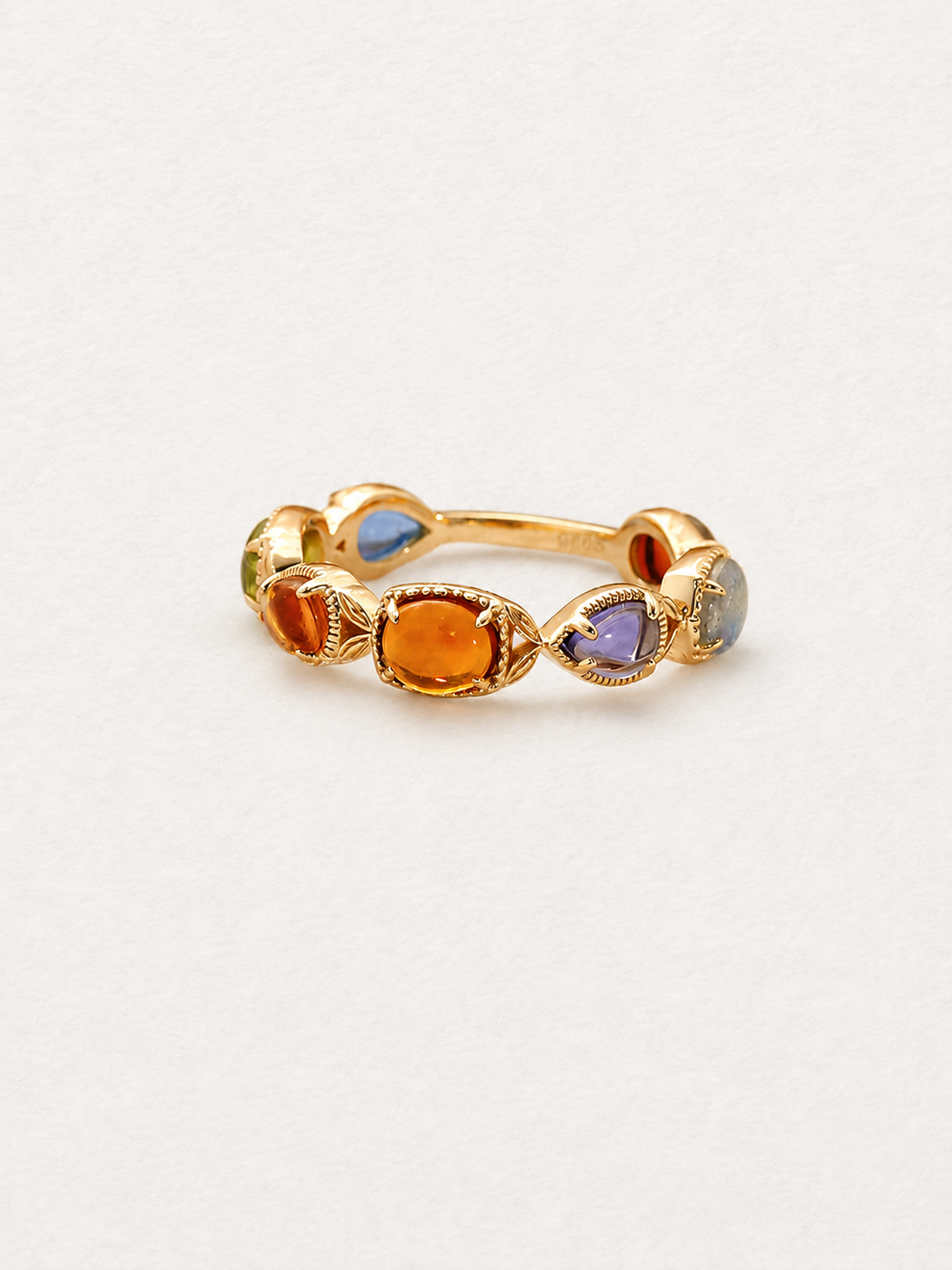 Bonbon – Bague en pierres gemmes assorties