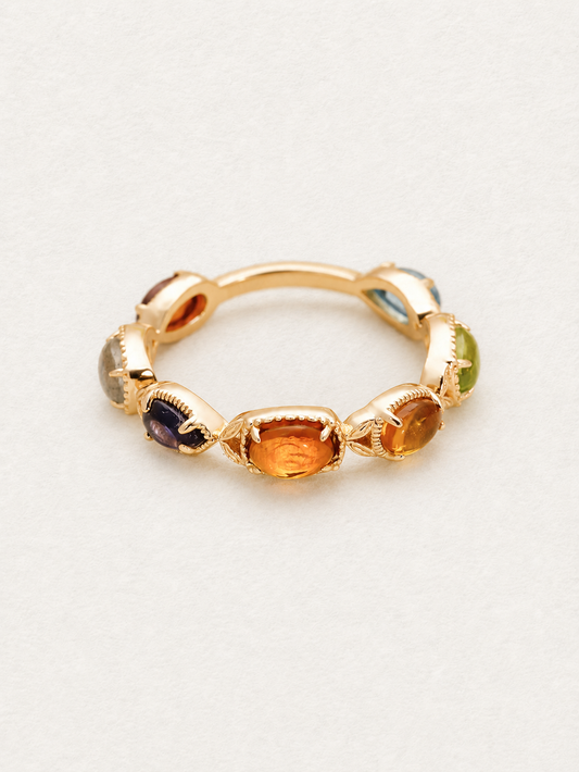 Bonbon – Bague en pierres gemmes assorties
