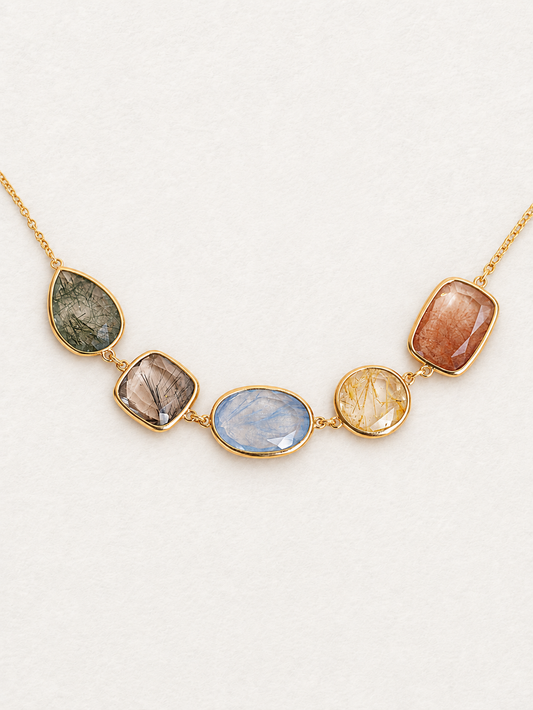 Bonbon Multicolor Rutilated Quartz Bracelet Christmas Limited Edition