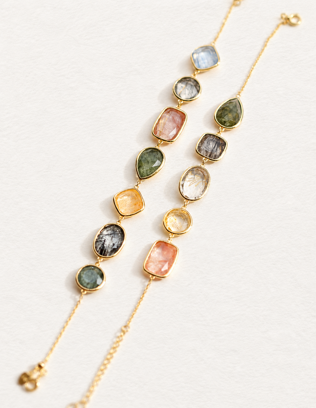 Bonbon Multicolor Rutilated Quartz Bracelet Christmas Limited Edition