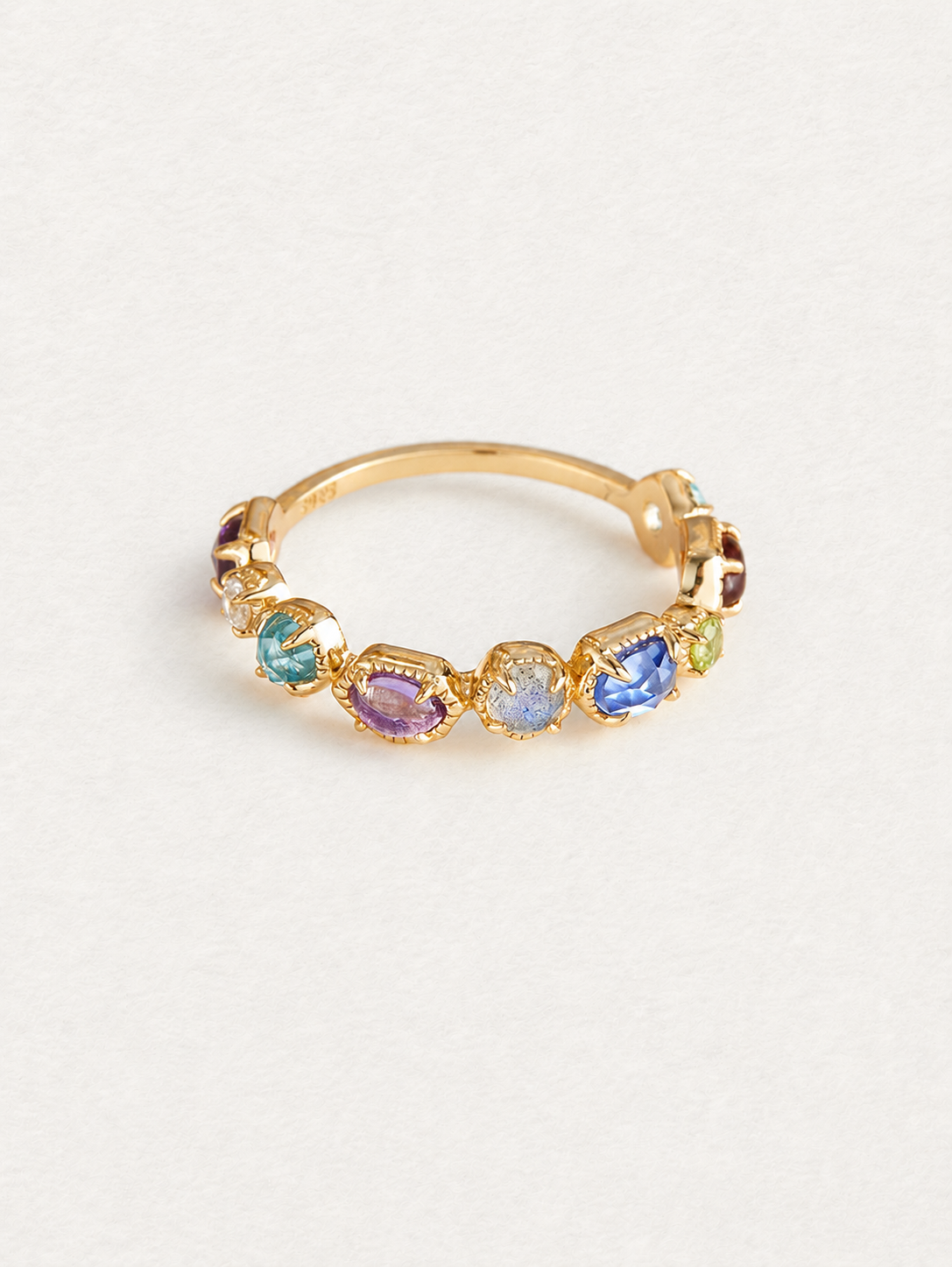 Bonbon Infinity – Bague en pierres gemmes, édition limitée de Noël