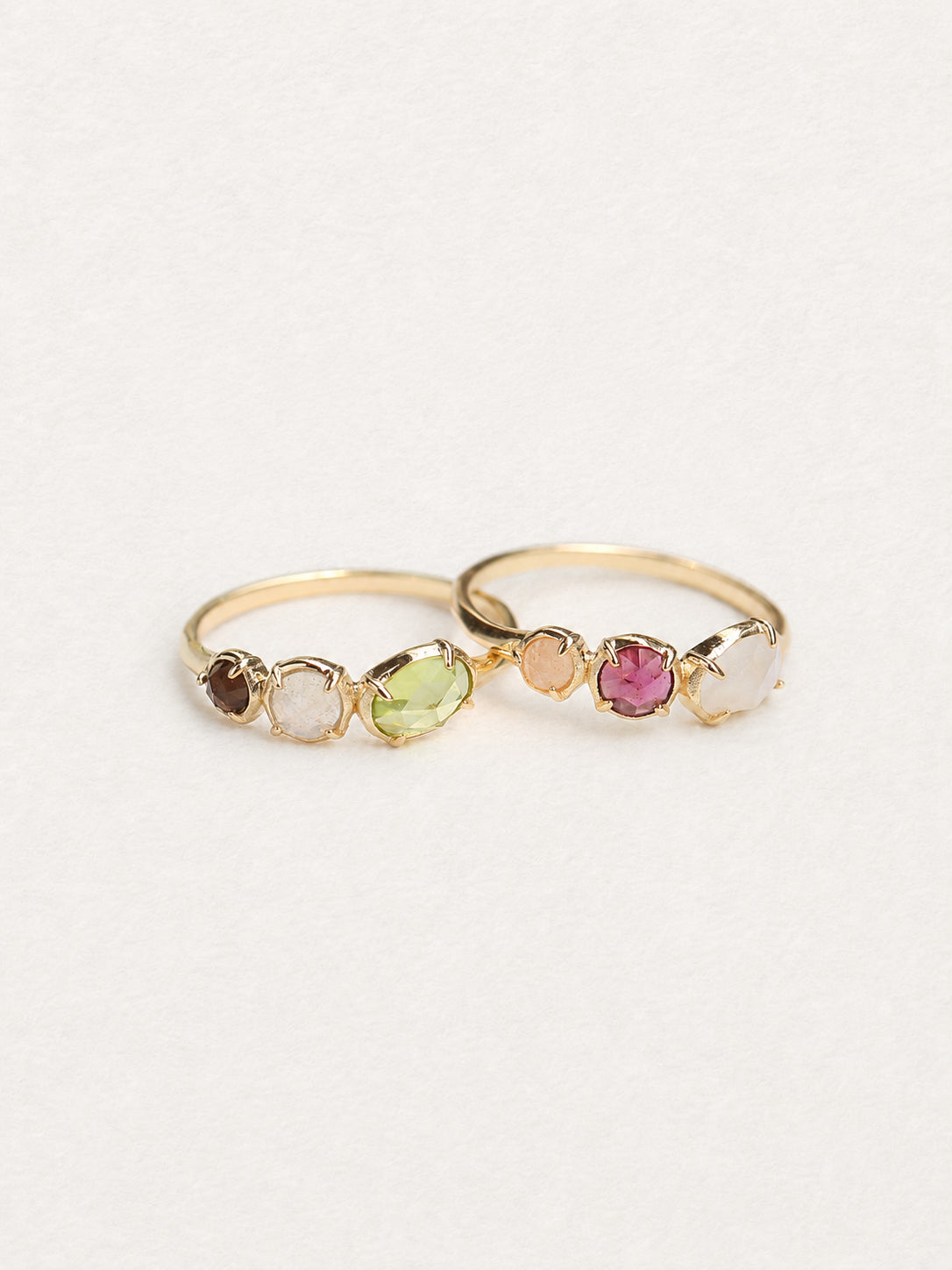 Bonbon Earth-Tone Gemstone Ring