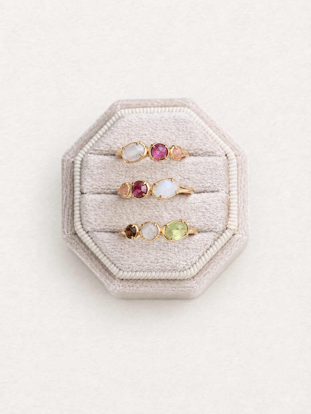 Bonbon Moonlight Gemstone Ring